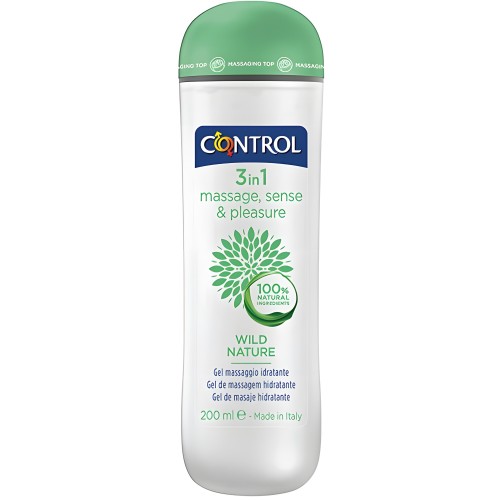 Control Wild Nature 3 in 1 Massage Gel 200ml
