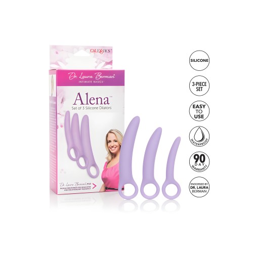Calexotics Dr. Laura Berman Alena Set of 3 Silicone Dilators