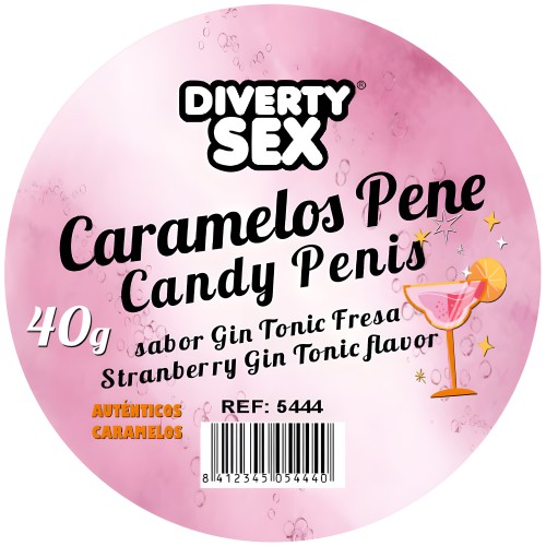 20 Gin Tonic Shaped Penis Gummies