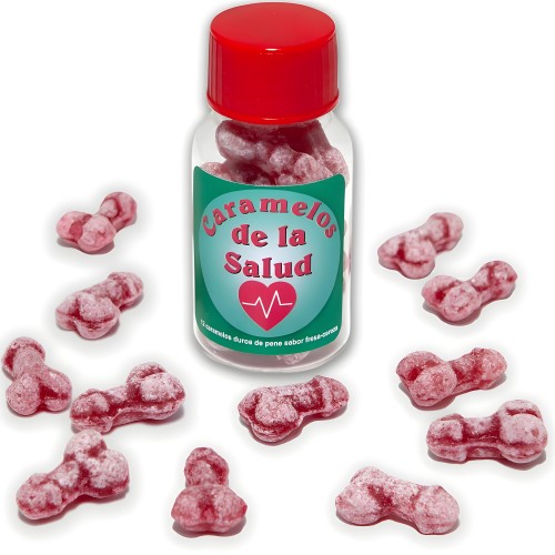 Caramelos De La Salud Forma Pene Diablo Picante