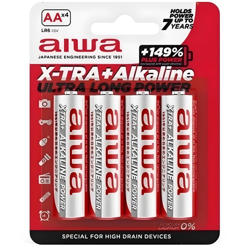 Pilas Alcalinas AA Aiwa X-tra