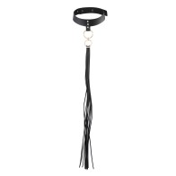 Bijoux Indiscrets Maze Black Fringe Collar