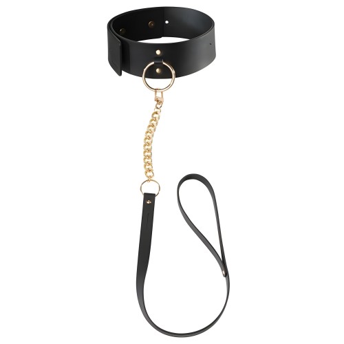 Collar Con Correa Negro