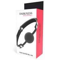 Darkness Silicone Gag Black