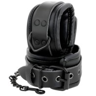 Darkness - Adjustable Leather Handcuffs - Black