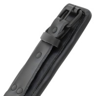 Darkness - Esposas Ajustables Manos Leather Negro