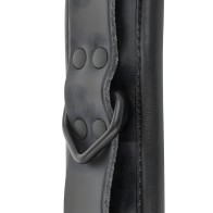 Darkness Adjustable Leather Ankle Cuffs