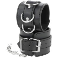 Darkness Black Handcuffs - Adjustable and Elegant