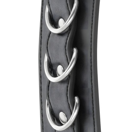 Darkness Black Handcuffs - Adjustable and Elegant