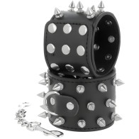 Darkness - Skulls And Bones Spiked Handcuffs