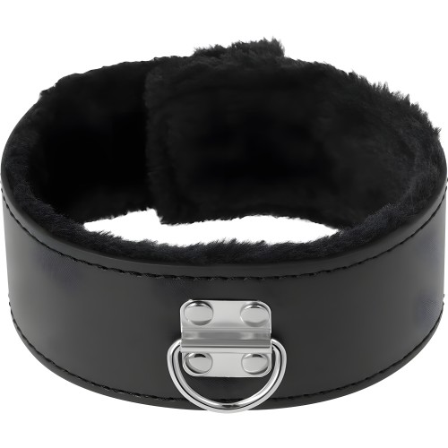 Darkness - Collar Forrado Con Cadena Titanium