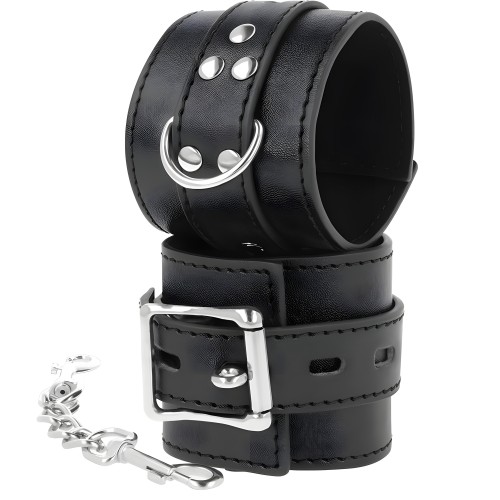 Darkness Synthetic Leather Handcuffs | Darkness Bondage