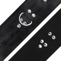 Darkness - Esposas Leather Negro | Darkness Bondage