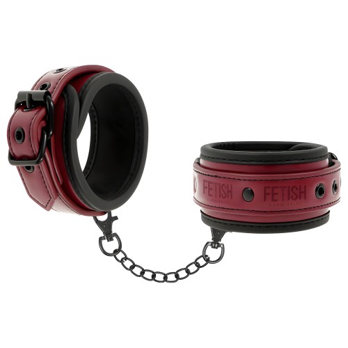 Fetish Submissive Vegan Leather Cuffs