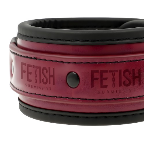 Fetish Submissive Vegan Leather Cuffs