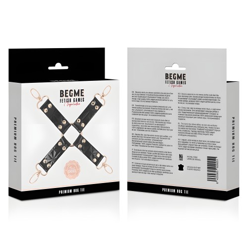 Begme Black Edition Hog Tie - Perfect for Bondage