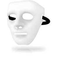 Ohmama Venetian Mask White