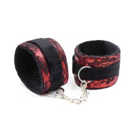 Ohmama Fetish - Velvety Cuffs with Nylon Strap