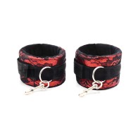 Ohmama Fetish - Velvety Cuffs with Nylon Strap