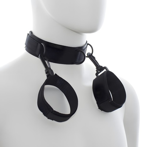 Ohmama Fetish Nylon Cuffs and Collar