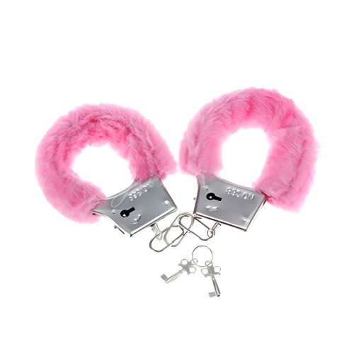 Esposas Metal Forradas Rosa - Diablo Picante