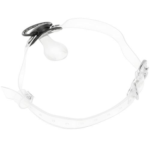 Ohmama Fetish Transparent Pacifier Gag