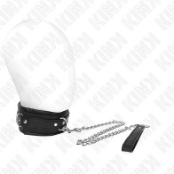 Kink - Adjustable Collar with Leash 65 Cm BDSM Model 4