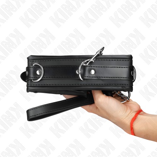 Kink - Adjustable Collar with Leash 65 Cm BDSM Model 4