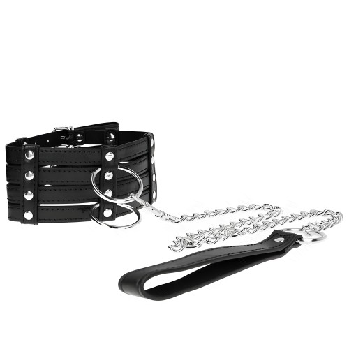 Kink Collar with Leash - Stylish Control