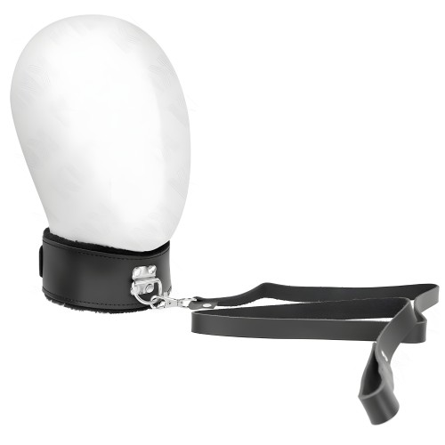 Kink Adjustable Leather Collar with Leash 116cm