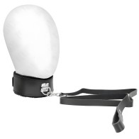 Kink Collar De Piel Negro Ajustable Con Correa 116cm