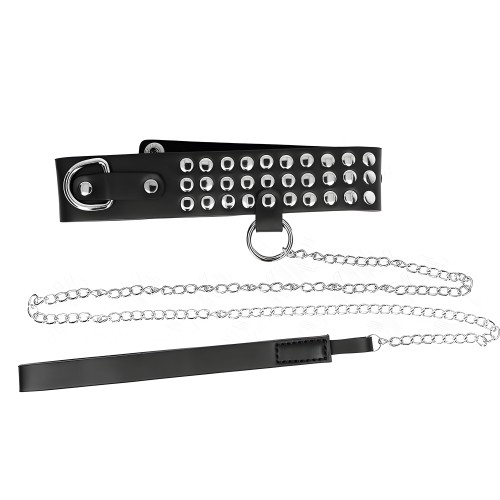 Kink - Collar Con Correa 65 Cm Con Brillos Ajustable 37-42 Cm X 5.3 Cm