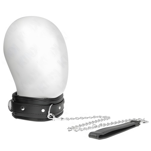 Kink Adjustable Leather Imitation Collar