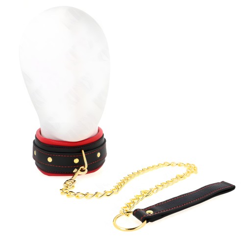 Kink - Collar Con Correa De Tejido Liso Ajustable 33-48 Cm X 5.7 Cm