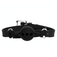 Kink Mordaza 55 X 2 Cm De Bola 4 Cm De Silicona Completa Talla S Negro Aj