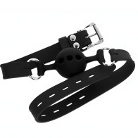 Kink Mordaza 55 X 2 Cm De Bola 4 Cm De Silicona Completa Talla S Negro Aj