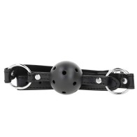 Kink Mordaza De Bola 4.5 Cm Negra Dura Hueca Modelo 1