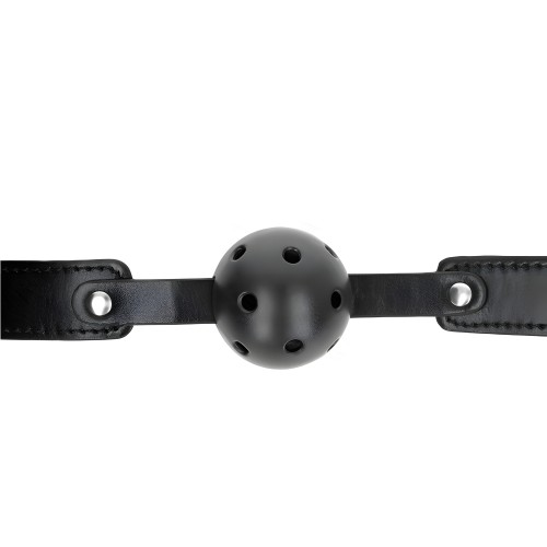 Kink Breathable Black Ball Gag