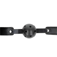 Kink Breathable Black Ball Gag