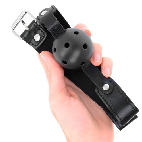 Kink - Mordaza De Bola 4.5 Cm Transpirable Negro