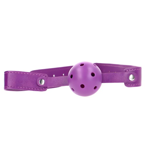 Kink Breathable Purple Ball Gag