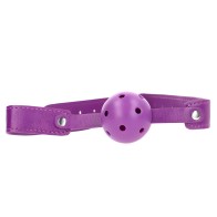 Kink Breathable Purple Ball Gag