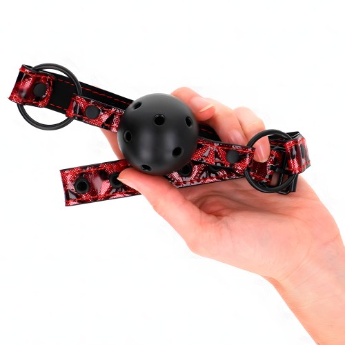 Kink Diamond Pattern Ball Gag