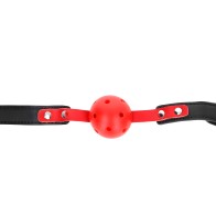 Kink Hollow Ball Gag 4 cm Hard Red