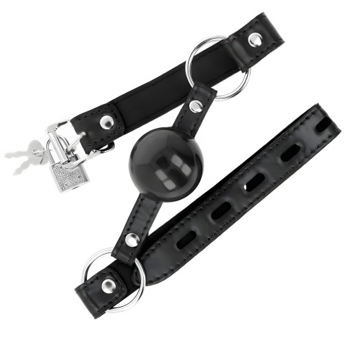 Kink Black TPE Ball Gag 4 cm