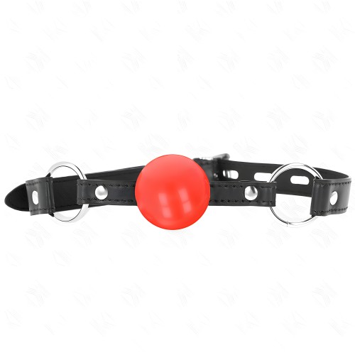 Kink - 4 cm Red TPE Ball Gag
