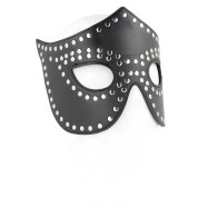 Kink Faux Leather Mask with Studs