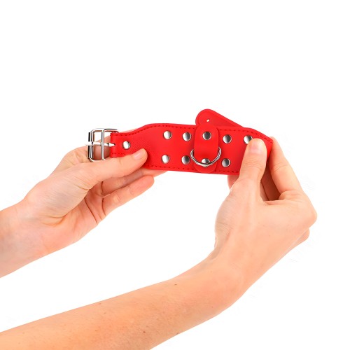 Kink Adjustable Wrist Restraints Red