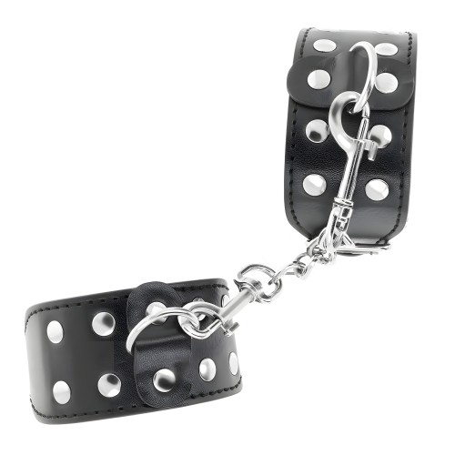 Kink - Adjustable Studded Wrist Restraints Black
