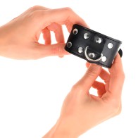 Kink - Adjustable Studded Wrist Restraints Black